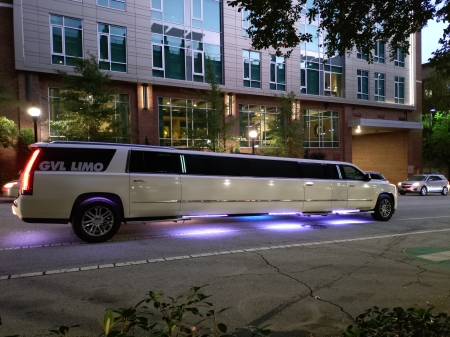 Greenville, limousine dans le Downtown